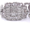 Bracelet Bracelet Art déco en platine 900 et diamants 58 Facettes BR98 '(005319)
