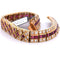 Bracelet Bracelet vintage en or jaune 18 carats avec rubis et diamants 58 Facettes BR99