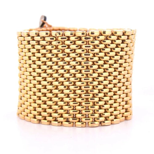 Bracelet Bracelet manchette en or jaune 18 carats 58 Facettes BR110