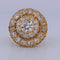 Bague 54 Bague victorienne en or jaune 18 carats et diamants 58 Facettes AN556