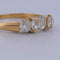 Bague 54 Bague victorienne ancienne en or jaune 18 carats et diamants 58 Facettes AN559