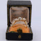 Bague 54 Bague victorienne ancienne en or jaune 18 carats et diamants 58 Facettes AN559