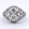 Bague 57 Bague ancienne en or blanc 18 carats et diamants 58 Facettes AN P7