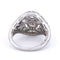 Bague 57 Bague ancienne en or blanc 18 carats et diamants 58 Facettes AN P7