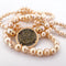 Collier Collier de perles de culture avec pendentif en or jaune 18 carats 58 Facettes CL92