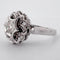 Bague 54 Bague vintage en or blanc 18 carats et diamant 0,25 ct 58 Facettes AN549