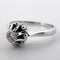 Bague 53 Bague vintage - Bague en or blanc 18 carats et diamant 0,15 ct 58 Facettes AN548