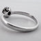 Bague 53 Bague vintage - Bague en or blanc 18 carats et diamant 0,15 ct 58 Facettes AN548