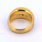 Bague 56 Bague vintage en or jaune 18 carats et diamant taille brillant 58 Facettes AN562