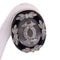 Boucles d'oreilles Boucles d'oreilles vintage en platine avec onyx, cristal de roche et diamants 58 Facettes OR190