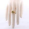 Bague 55 Bague vintage - Halo en or jaune 18 carats, saphir et diamants 58 Facettes AN486