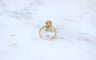 Bague Belle Époque - Bague saphir et diamants en or jaune 18 K et platine 58 Facettes