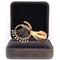 Broche Broche rétro florale en or jaune 18 ct et diamants 58 Facettes SP13 '(01629)
