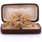 Broche Broche vintage en or jaune 18 carats avec rubis et diamants 58 Facettes SP18 (00229)
