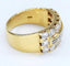 Bague 55 Bague bande en or jaune 18 kt et diamants 58 Facettes
