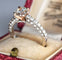 Bague 55 Bague en or blanc 18 ct avec diamants taille brillant 58 Facettes