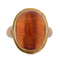 Bague 50 Bague vintage en or jaune 18 ct avec cabochon d’ambre 58 Facettes AN170 '(0789)