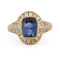 Bague 58 Bague vintage en or jaune, saphir et diamants 58 Facettes AN581 '(00539)