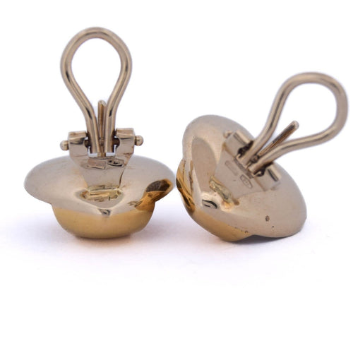 Boucles d'oreilles Boucles d'oreilles cœur vintage en or jaune 18 kt et diamants 58 Facettes OR51 '(00519)