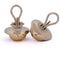 Boucles d'oreilles Boucles d'oreilles cœur vintage en or jaune 18 kt et diamants 58 Facettes OR51 '(00519)