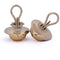 Boucles d'oreilles Boucles d'oreilles cœur vintage en or jaune 18 kt et diamants 58 Facettes OR51 '(00519)