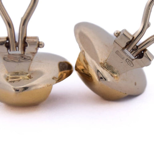 Boucles d'oreilles Boucles d'oreilles cœur vintage en or jaune 18 kt et diamants 58 Facettes OR51 '(00519)