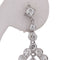 Boucles d'oreilles Art déco - Boucles d'oreilles en or blanc, saphirs et diamants 58 Facettes