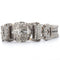 Bracelet Bracelet Art déco en platine et diamants taille ancienne 58 Facettes