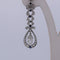 Boucles d'oreilles Boucles d'oreilles en or blanc 18 carats avec diamants et saphirs 58 Facettes
