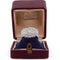Bague 56 Bague grappe en or blanc 18 kt et diamants 58 Facettes AN125 '(05119)