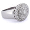 Bague 56 Bague grappe en or blanc 18 kt et diamants 58 Facettes AN125 '(05119)