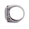 Bague 55 Bague en or blanc 18 kt et diamants 58 Facettes AN125 '(05119)