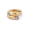 Bague 51 Bague vintage en or jaune 18 carats et diamants, années 1980 58 Facettes AN230 '(0889)