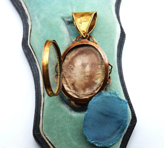 Broche Ensemble de micromosaïques ancien en 3 pièces (1850) 58 Facettes CL20