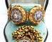 Broche Ensemble de micromosaïques ancien en 3 pièces (1850) 58 Facettes CL20
