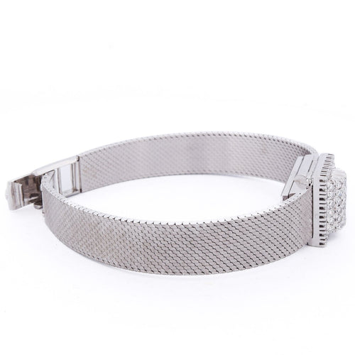 Montre Nobellux - Montre bracelet vintage en or blanc 18 ct et diamants 58 Facettes OR36 '(00949)