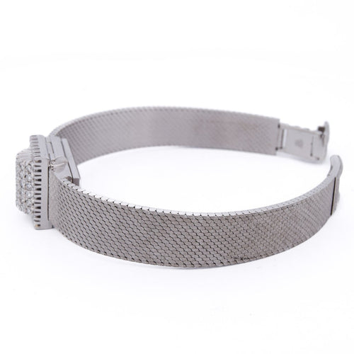 Montre Nobellux - Montre bracelet vintage en or blanc 18 ct et diamants 58 Facettes OR36 '(00949)