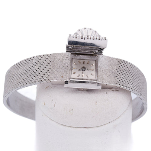 Montre Nobellux - Montre bracelet vintage en or blanc 18 ct et diamants 58 Facettes OR36 '(00949)