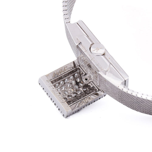 Montre Nobellux - Montre bracelet vintage en or blanc 18 ct et diamants 58 Facettes OR36 '(00949)