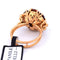 Bague 55 Bague vintage en or jaune 18 carats et quartz 58 Facettes AN281_112-280 (0089)