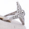 Bague 54 Bague Art nouveau - diamants en or blanc 18 carats 58 Facettes AN215 '(00829)