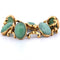 Bracelet Bracelet en or jaune 18 carats avec chrysoprase naturelle 58 Facettes BR46