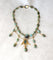 Collier Néo-égyptien - Collier ancien en or jaune et turquoises 58 Facettes