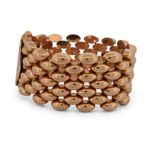 Bracelet Bracelet en or 18 kt - Années 1950 58 Facettes