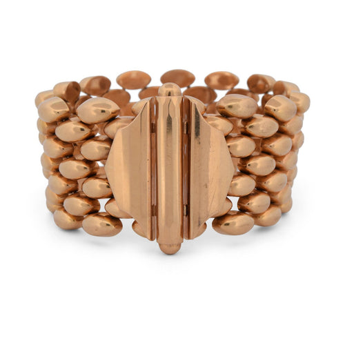 Bracelet Bracelet en or 18 kt - Années 1950 58 Facettes
