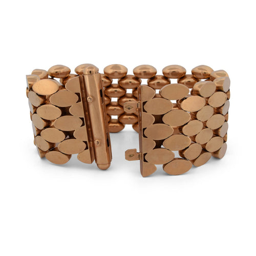 Bracelet Bracelet en or 18 kt - Années 1950 58 Facettes