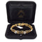 Bracelet Bracelet en or jaune et or blanc 18 carats avec diamants 58 Facettes