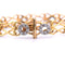 Bracelet Bracelet en or jaune et or blanc 18 carats avec diamants 58 Facettes
