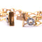 Bracelet Bracelet en or jaune et or blanc 18 carats avec diamants 58 Facettes