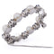 Broche Broche en or blanc 18 ct, perles de culture et saphirs 58 Facettes SP24 '(0379)